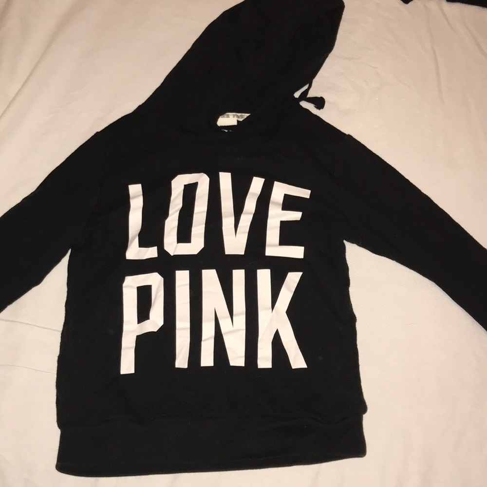PINK Black Hoodie
